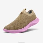 Allbirds bayanlar ağaç çarpma yarışı L6L2L187 puslu bej (yüzer pembe taban)