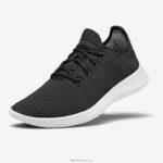 Allbirds erkek ağaç koşucuları L6L2L4 simsiyah (beyaz taban)