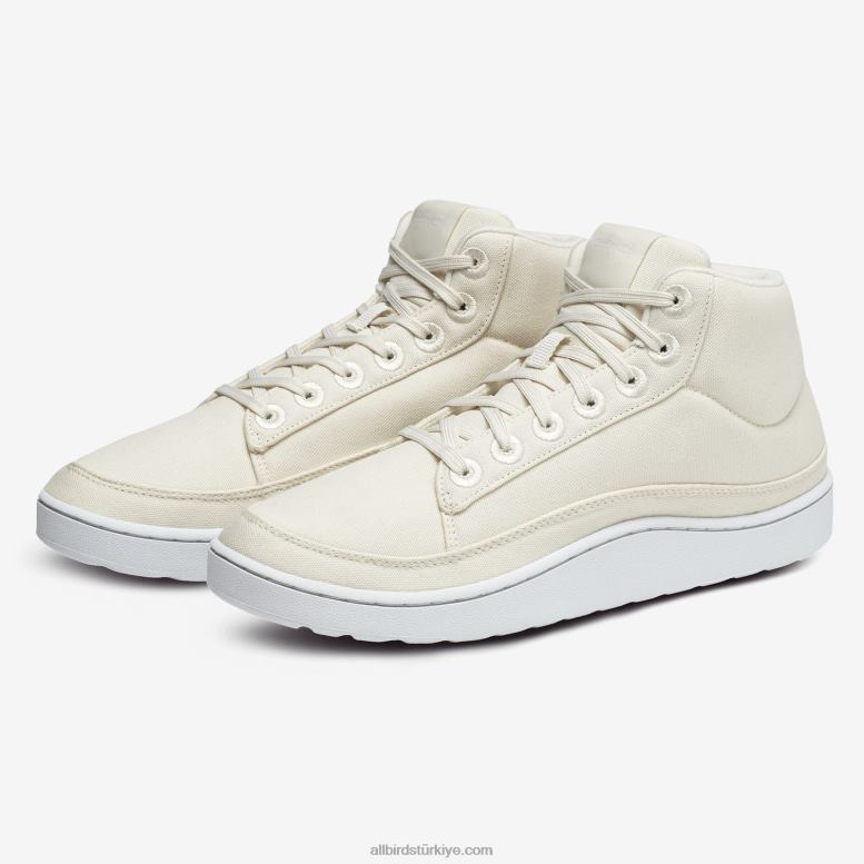 Allbirds erkek kanvas pacer mids L6L2L91 doğal beyaz (kar fırtınası tabanı) - Image 6