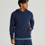 Allbirds erkek r&r kapşonlu L6L2L145 gerçek donanma