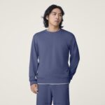 Allbirds erkek r&r sweatshirt L6L2L128 puslu indigo