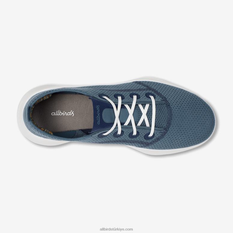Allbirds erkek süper hafif ağaç koşucuları L6L2L46 sakin deniz mavisi (kar fırtınası tabanı) - Image 5