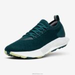 Allbirds erkek yün el ilanı mizzles L6L2L102 derin zümrüt (kar fırtınası tabanı)