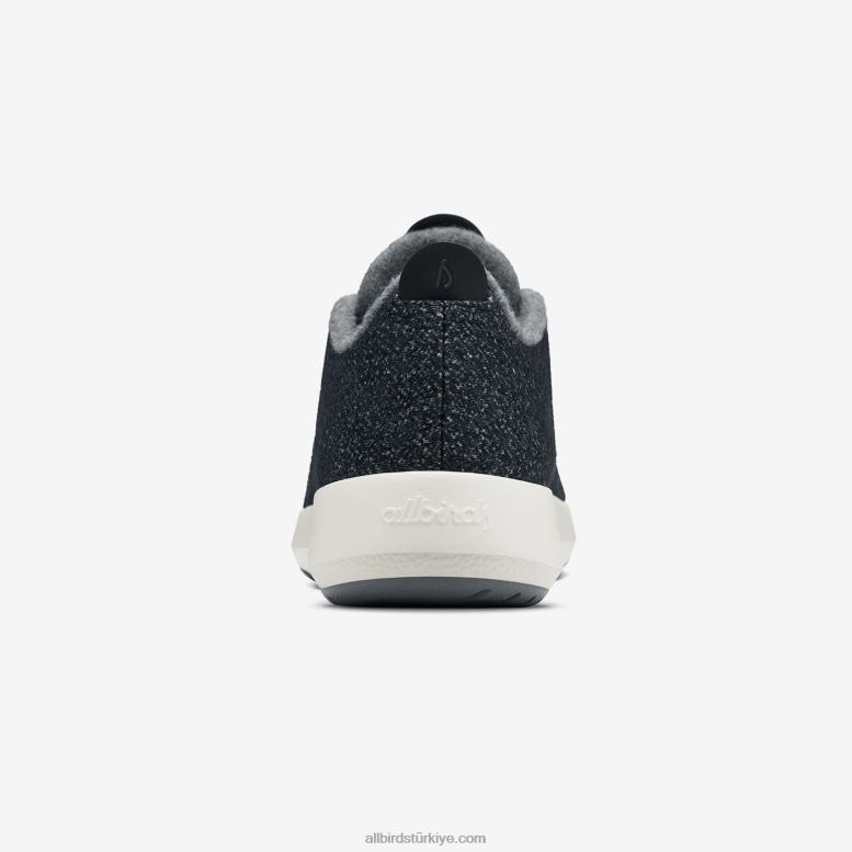 Allbirds erkek yün koşucu mizzles L6L2L49 koyu gri (doğal beyaz taban) - Image 4