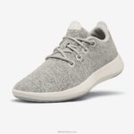 Allbirds erkek yün koşucu mizzles L6L2L51 alaca gri (krem taban)