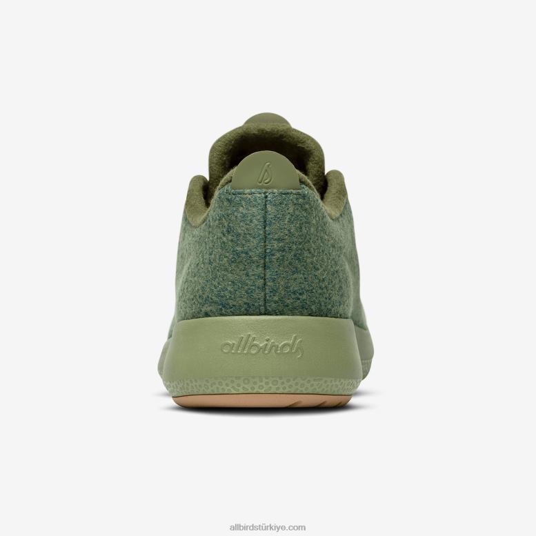 Allbirds erkek yün koşucu mizzles L6L2L52 sakin kargo (sağlam haki taban) - Image 4