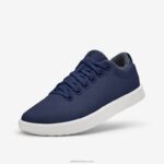 Allbirds erkek yün piper dokuma L6L2L68 puslu indigo (kar fırtınası tabanı)