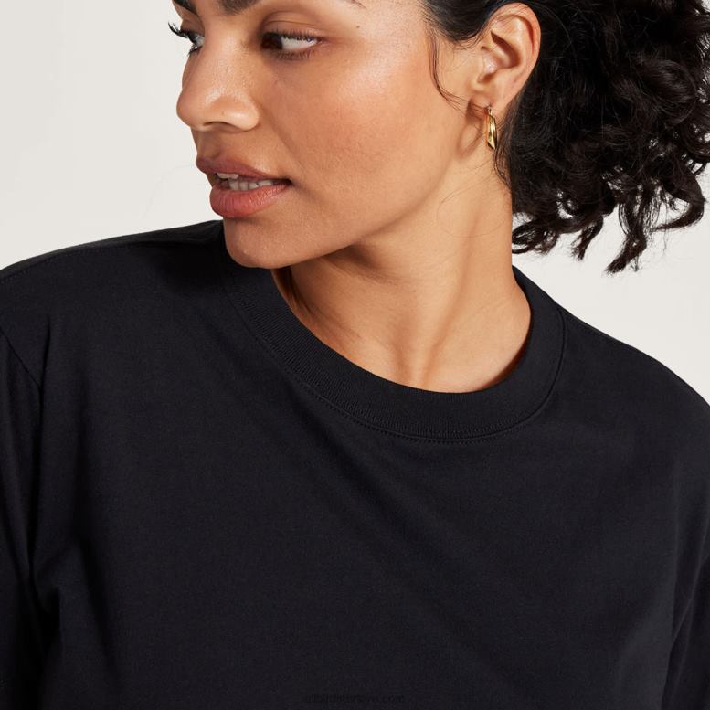 Allbirds kadın allgood pamuklu tişört L6L2L216 doğal siyah - Image 3