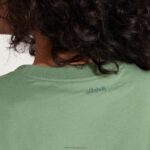 Allbirds kadın allgood pamuklu tişört L6L2L219 puslu kargo - Image 4