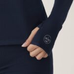 Allbirds kadın performans çeyrek fermuar L6L2L231 gerçek donanma - Image 5