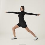 Allbirds kadın performans çeyrek fermuar L6L2L232 doğal siyah - Image 2