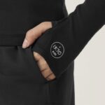 Allbirds kadın performans çeyrek fermuar L6L2L232 doğal siyah - Image 5
