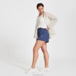 Allbirds kadın r&r sweat kısa L6L2L228 puslu indigo