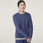 Allbirds kadın r&r sweatshirt L6L2L209 puslu indigo