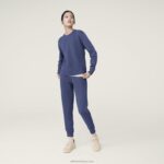 Allbirds kadın r&r sweatshirt L6L2L209 puslu indigo - Image 5