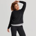 Allbirds kadın r&r sweatshirt L6L2L211 doğal siyah - Image 4