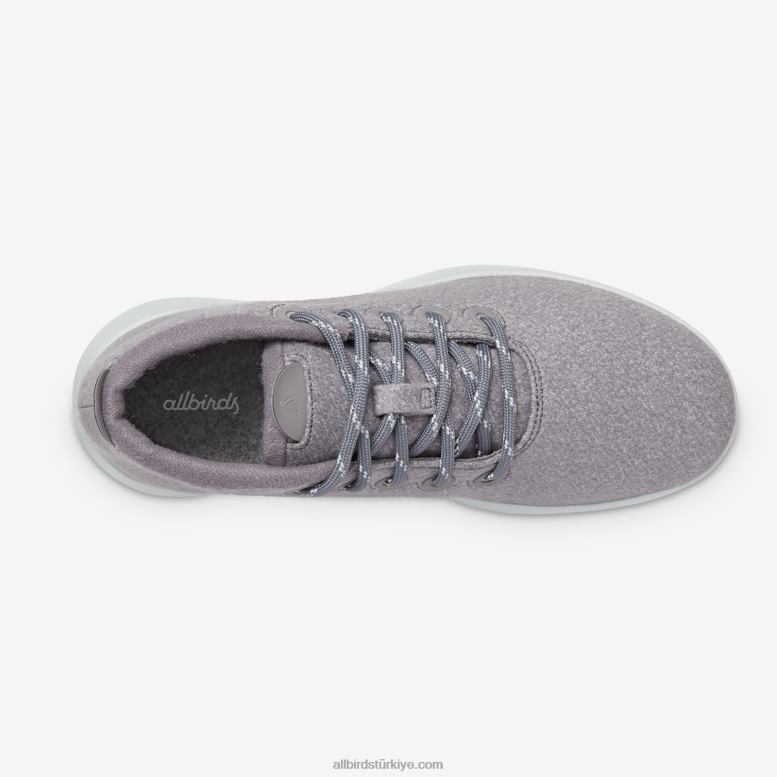 Allbirds kadın yün koşucu mizzles L6L2L194 orta gri (açık gri taban) - Image 5