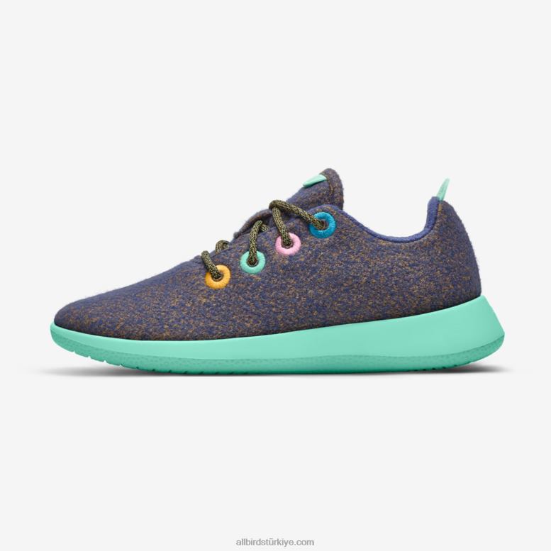 Allbirds küçük kuşlar yün yolluklar - büyük çocuklar L6L2L259 wowza blue (yüzer naneli taban) - Image 3