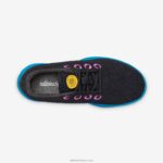 Allbirds küçük kuşlar yün yolluklar - büyük çocuklar L6L2L262 doğal siyah (gelişmiş deniz mavisi taban) - Image 5