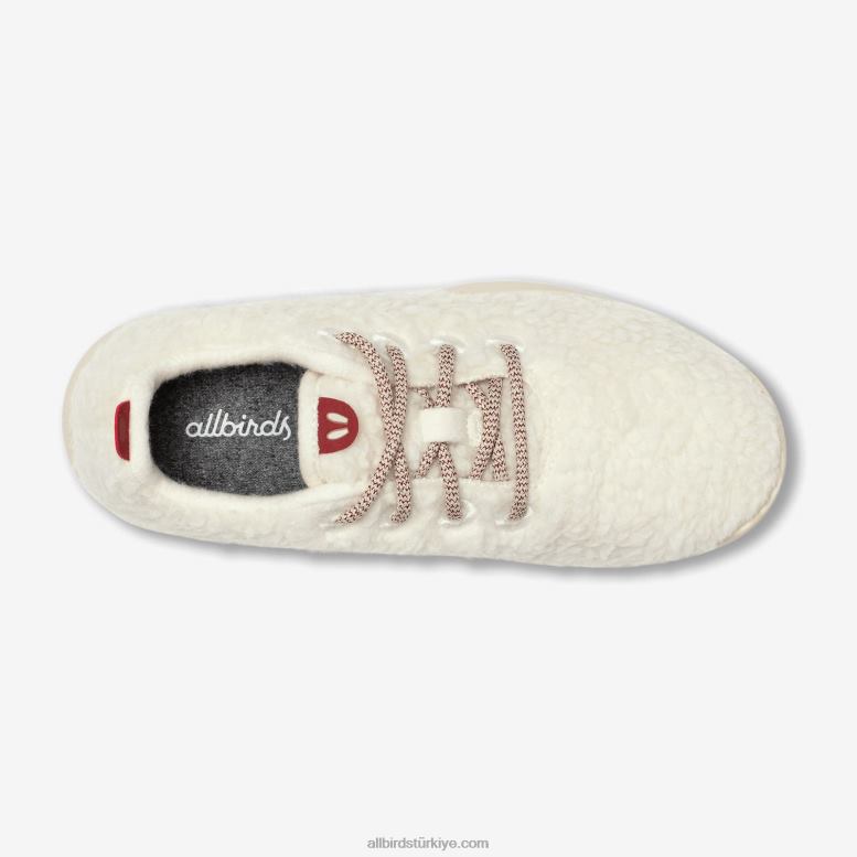 Allbirds küçük kuşlar yün yolluklar - büyük çocuklar L6L2L264 doğal beyaz tüyler (bej hush taban) - Image 5